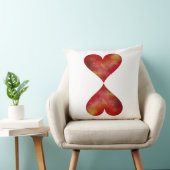 Twee hartpijlen kussen (Stoel)