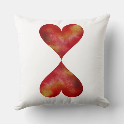 Twee hartpijlen kussen (Achterkant)