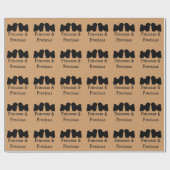 Twee Havaneses Custom Wrapping Paper Cadeaupapier (Vlak)