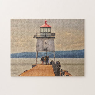 Twee havens Minnesota vuurtoren Legpuzzel