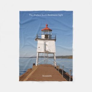 Twee havens Zuid Breakwater Light deken