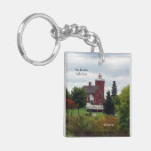 Twee havenvuurtoren en een sleutelketen voor boota sleutelhanger (Voorkant Links)