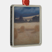 Twee Hay Bales 2012 2 Metalen Ornament (Rechts)
