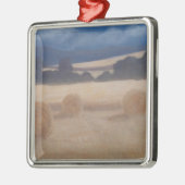 Twee Hay Bales 2012 2 Metalen Ornament (Links)