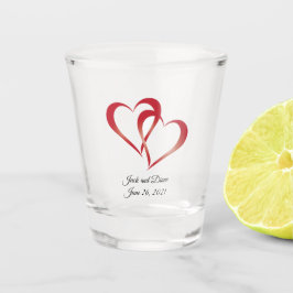 Twee Heart Shot glas