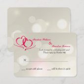 Twee Hearts United Response-Kaarten Kaart (Voorkant / Achterkant)