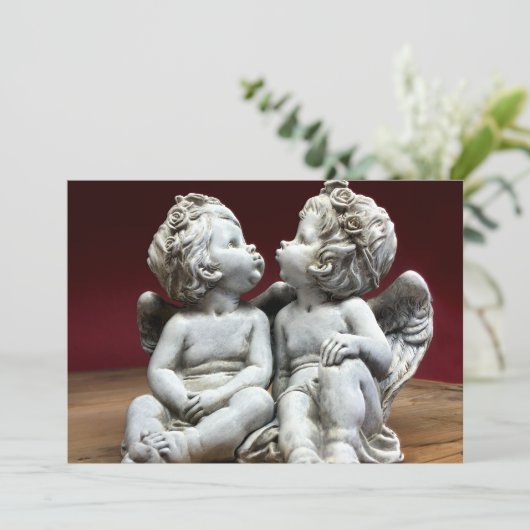 Twee Heavenly Angel Cherubs (Staand voorkant)