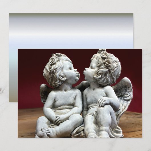 Twee Heavenly Angel Cherubs (Voorkant / Achterkant)