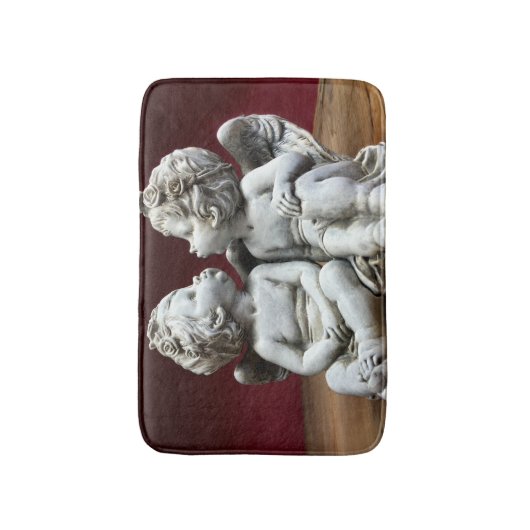 Twee Heavenly Angel Cherubs Badmat (Voorkant Verticaal)