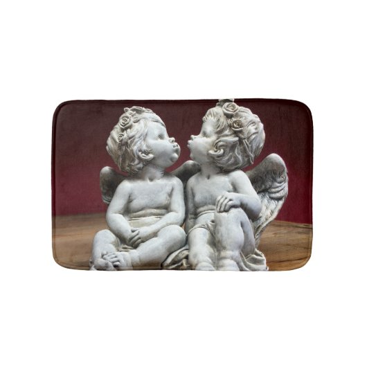 Twee Heavenly Angel Cherubs Badmat (Voorkant)