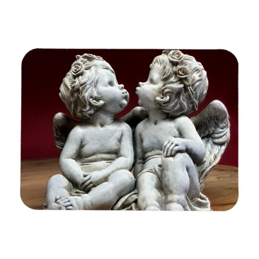 Twee Heavenly Angel Cherubs Magneet (Horizontaal)