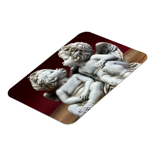 Twee Heavenly Angel Cherubs Magneet (Linkerzijde)