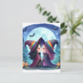 Twee heksen kussen trots serie Waterverf Briefkaart (Staand voorkant)