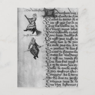 Twee heksen van Le Champion des Dames Briefkaart