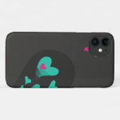 Twee helften maken één Heart Matching Couple Case-Mate iPhone Case (Achterkant (horizontaal))