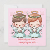 Twee Hemelse Beschermers Kaart (Voorkant)