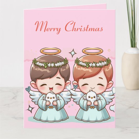 Twee Hemelse Beschermers Kaart (Voorkant)