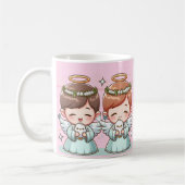 Twee hemelse bewakers  koffiemok (Links)