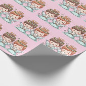 Twee hemelse wachters cadeaupapier (Hoek)