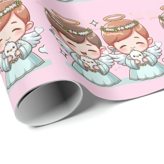 Twee hemelse wachters cadeaupapier (Rol Hoek)