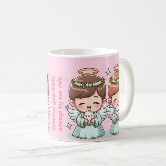 Twee hemelse wachters koffiemok (Voorkant rechts)