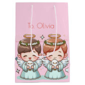 Twee hemelse wachters medium cadeauzakje (Achterkant)