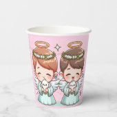 Twee hemelse wachters papieren bekers (Achterkant)