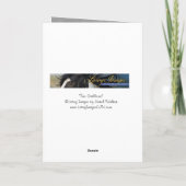 Twee hengsten Wild Horse Wenskaart Kaart (Achterkant)