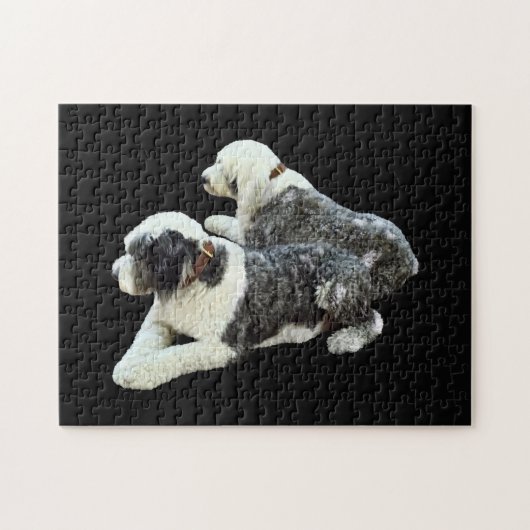 Twee herdershonden legpuzzel (Horizontaal)
