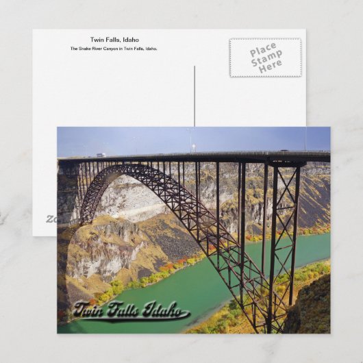 Twee Herfsten, Idaho Briefkaart (Voorkant / Achterkant)