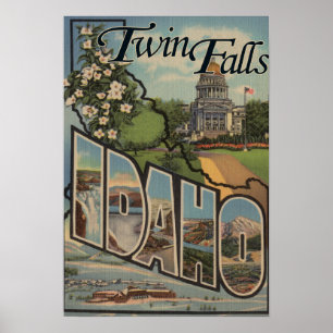 Twee Herfsten, Idaho - Grote letterscènes Poster