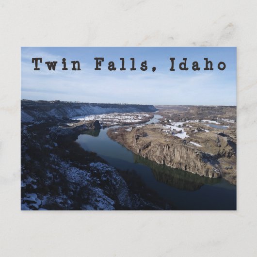 Twee Herfsten  Snake River Canyon Briefkaart (Voorkant)