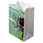 Twee Herons in de rivier Medium Cadeauzakje (Voorkant Gekanteld)