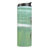 Twee Herons in de rivier Thermosbeker (Gedraaid links)