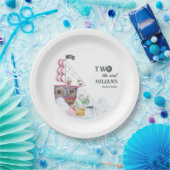 Twee Het Zee Piratenschip Zeemeermin 2e Verjaardag Papieren Bordje (Feest)