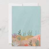 Twee Het Zee Whale Shark Zee Leven 2e Verjaardag Kaart (Achterkant)