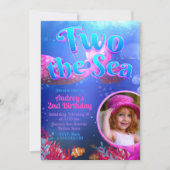 Twee het Zee - Zeemeermin met Foto Kaart (Voorkant)