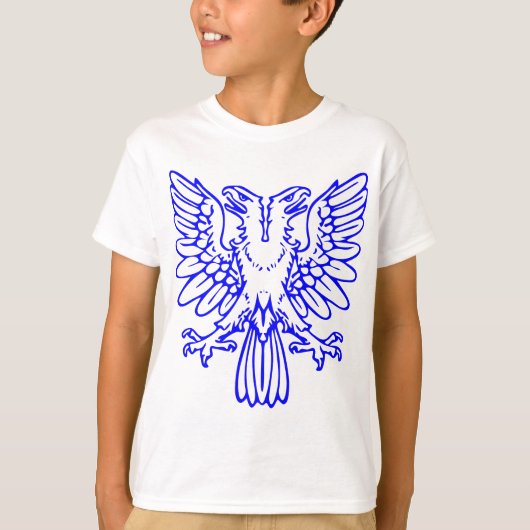 Twee hete adelaars - blauw t-shirt (Voorkant)