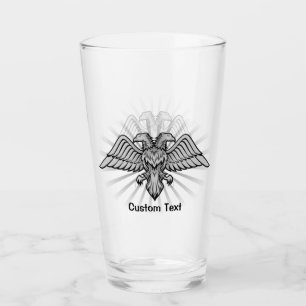 Twee hete adelaars glas