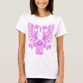 Twee hete adelaars - Magenta T-shirt (Voorkant)