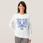 Twee hete adelaars - Navy Blue T-shirt (Voorkant volledig)
