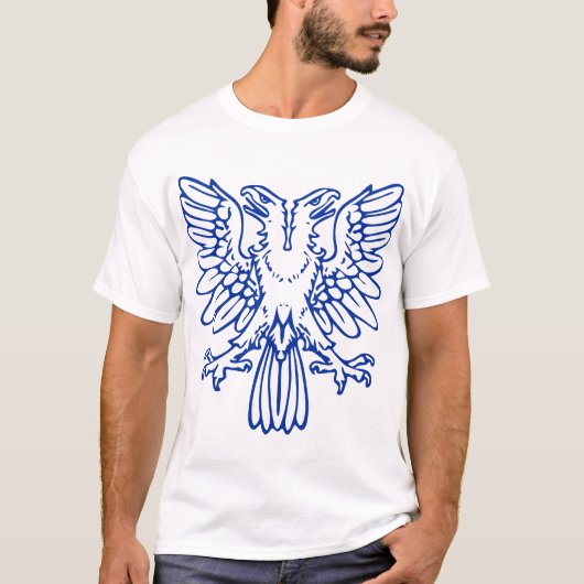 Twee hete adelaars - Navy Blue T-shirt (Voorkant)