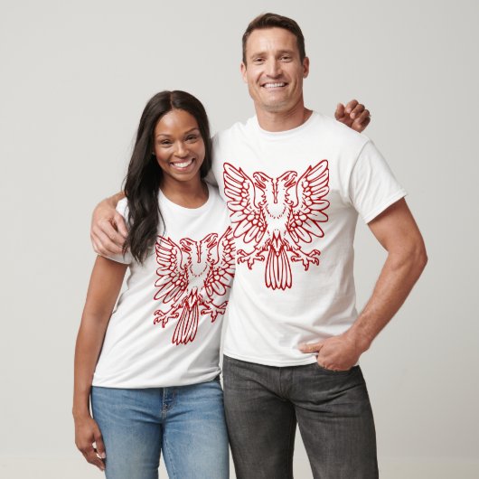 Twee hete adelaars - Ruby Red T-shirt (Unisex)