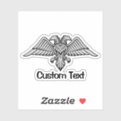 Twee hete adelaars sticker (Vel)