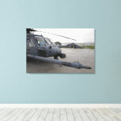 Twee HH-60G Pave Hawks Canvas Afdruk (Insitu (Houten vloer))