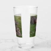 Twee Hippos in een Drink glas (Links)