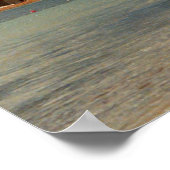 Twee Hobie catamarans St. Aubin's strand Poster (Hoek)