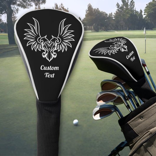 Twee Hoesjes met kop van Eagle Golf Golfheadcover