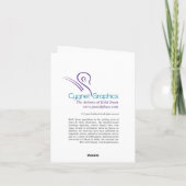 Twee Honden die van de Windhond door Kelli Swan Kaart (Achterkant)