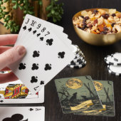 Twee honden en de maan pokerkaarten (Insitu)